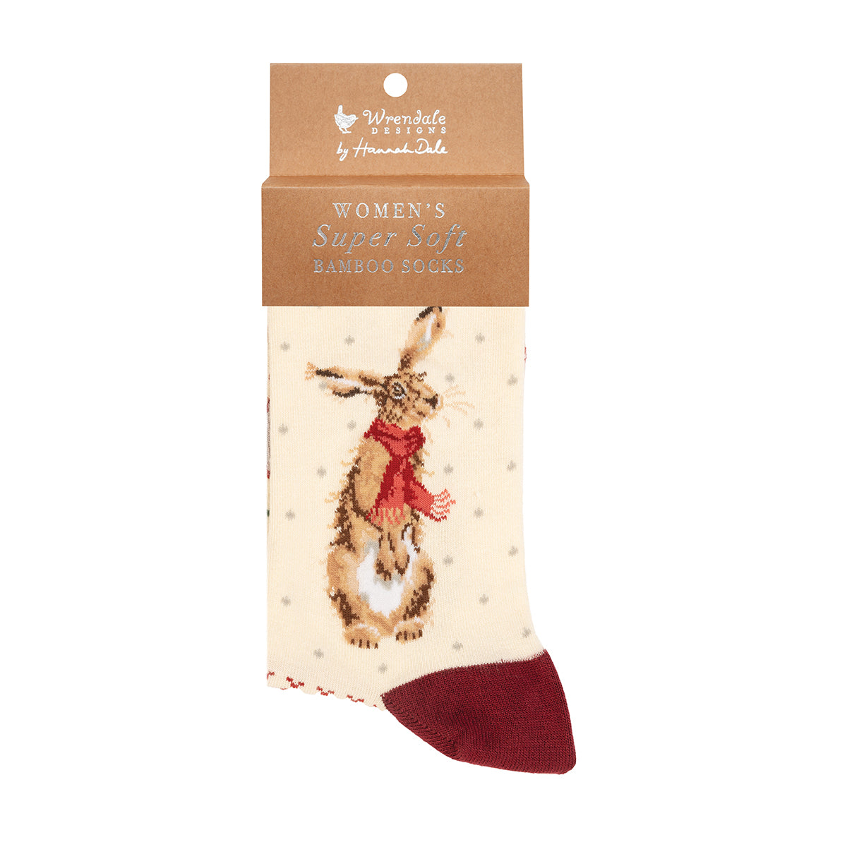 Wrendale Designs | Winter Hare Socks | Size 4-7 and 7-11