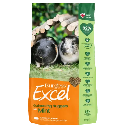 Excel Guinea Pig Nuggets with Mint 10KG