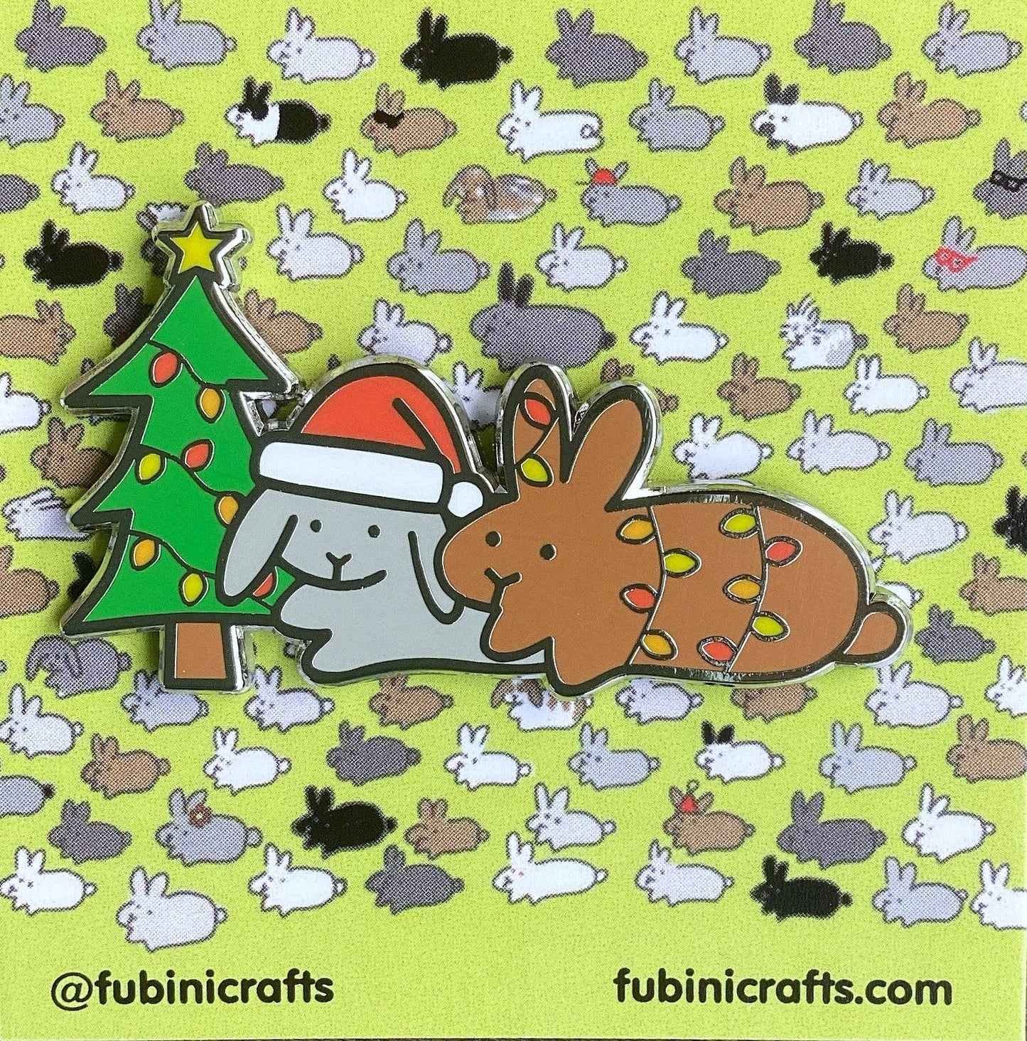 Christmas Tree Bunnies | Pin