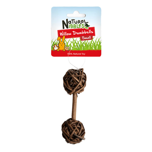 Natural Nibbles | Willow Dumbbell Chew Toy