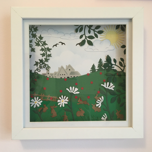 Field of Bunnies Shadowbox