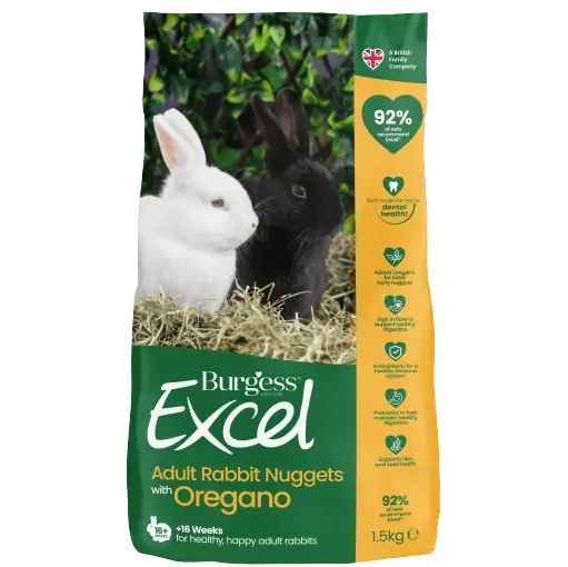 Burgess Excel Rabbit Adult Food with Oregano – Rabbit Retail
