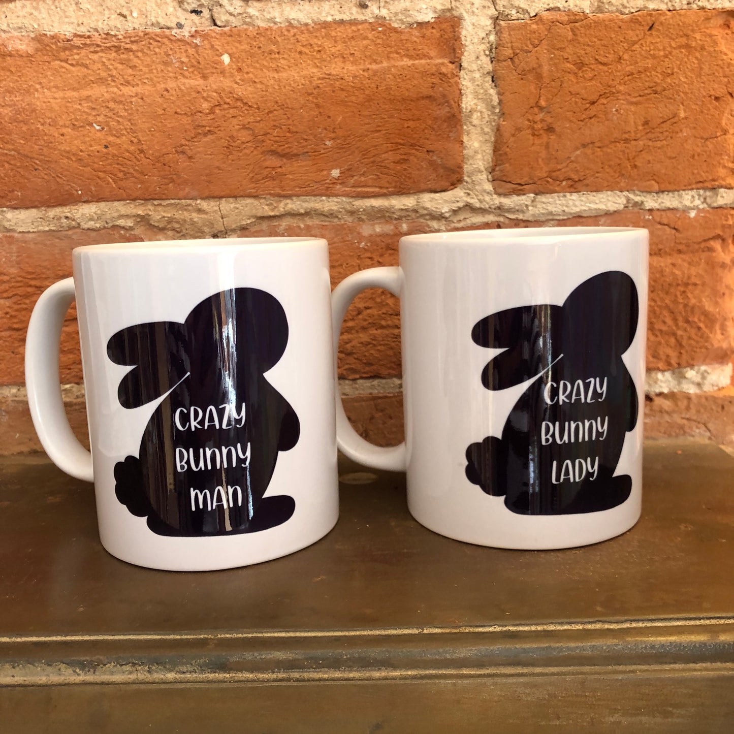 Crazy Bunny Person Mug