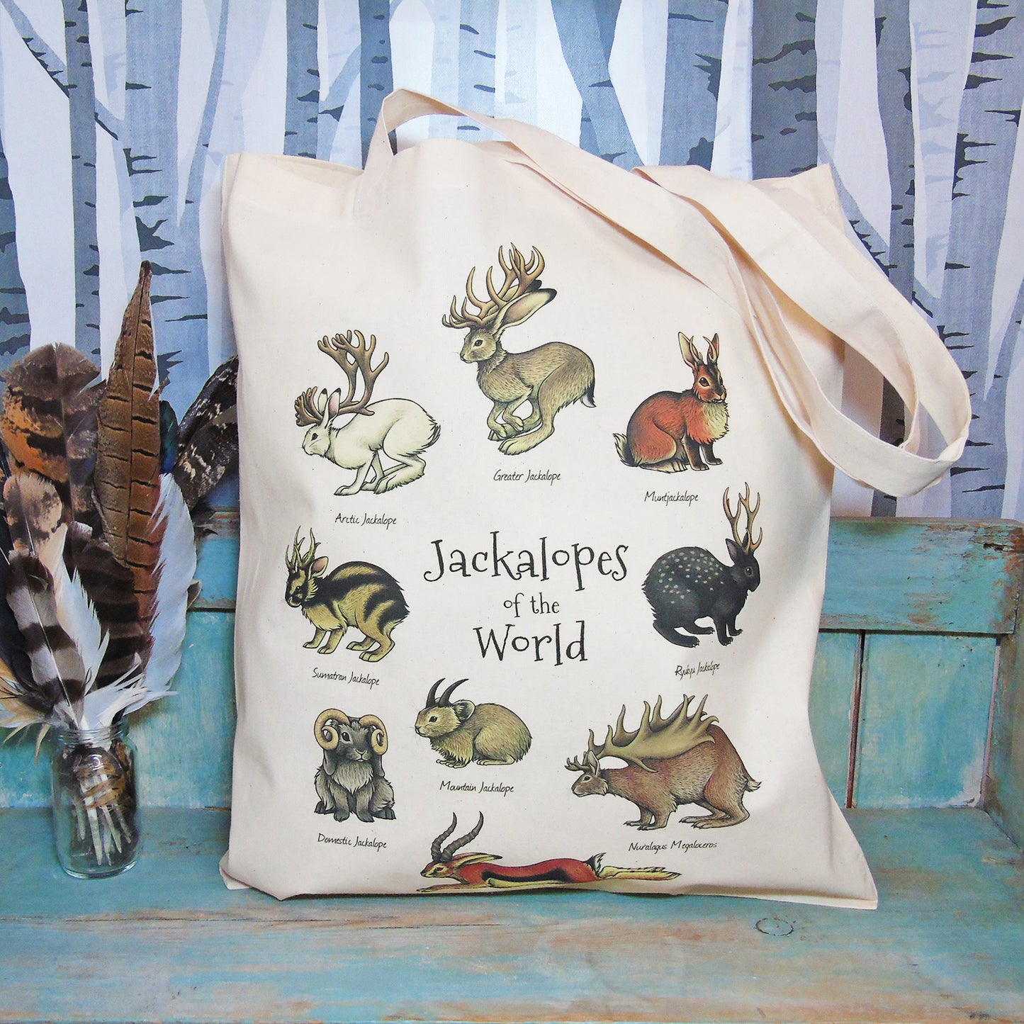 Jackalopes of the World Tote Bag