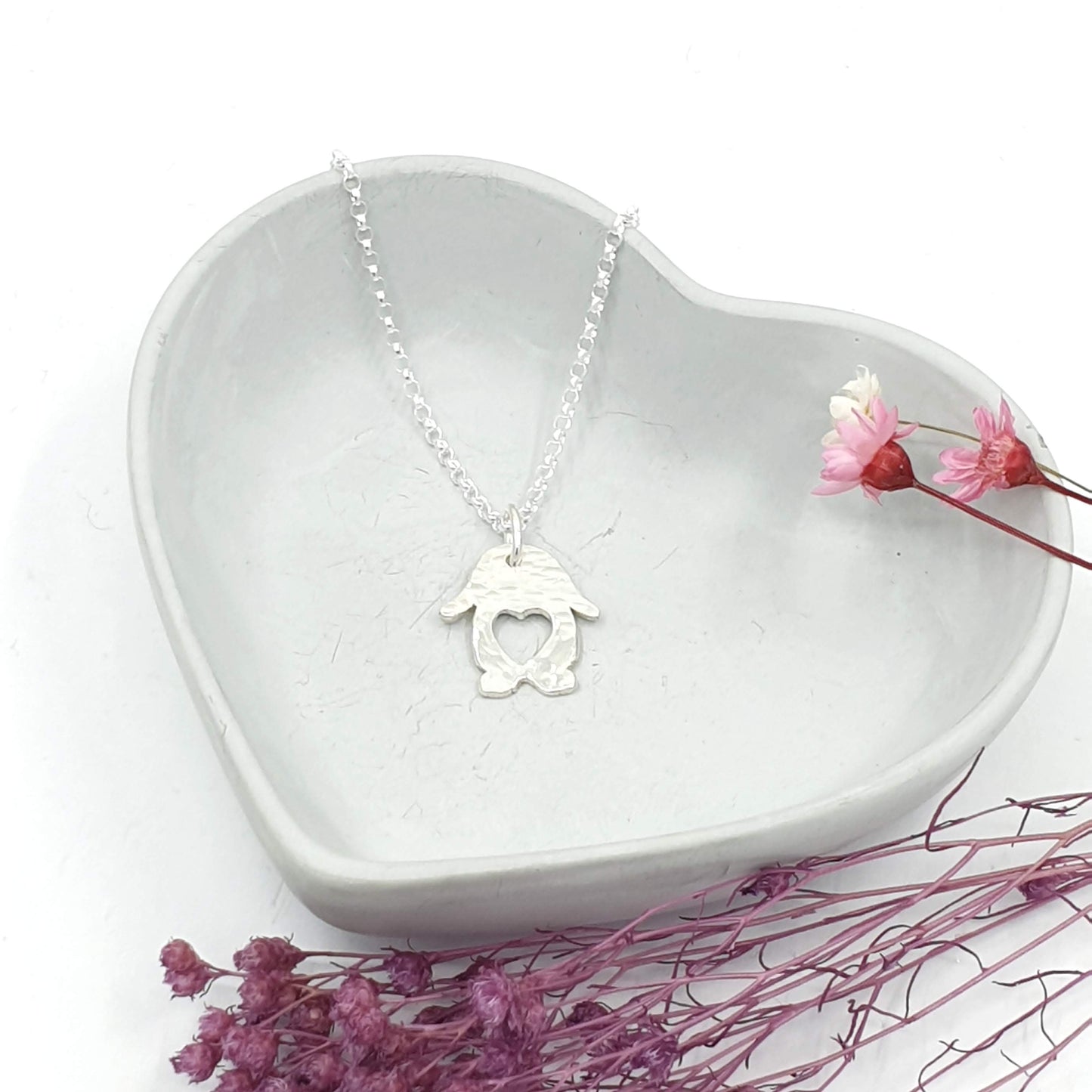 Lola Lop Love Heart Bunny Rabbit Necklace