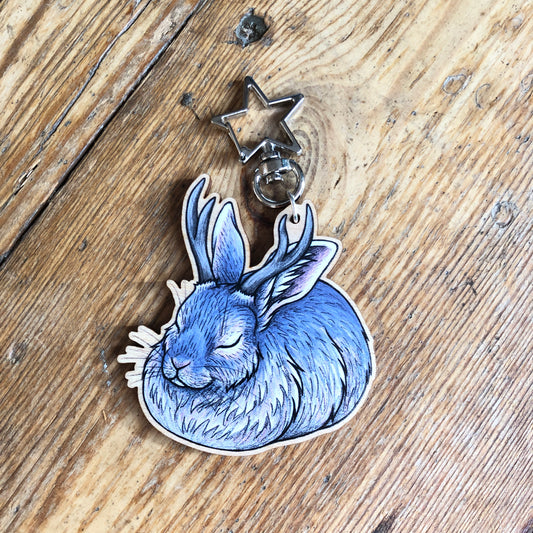 Jackaloaf Wooden Keyring Charm