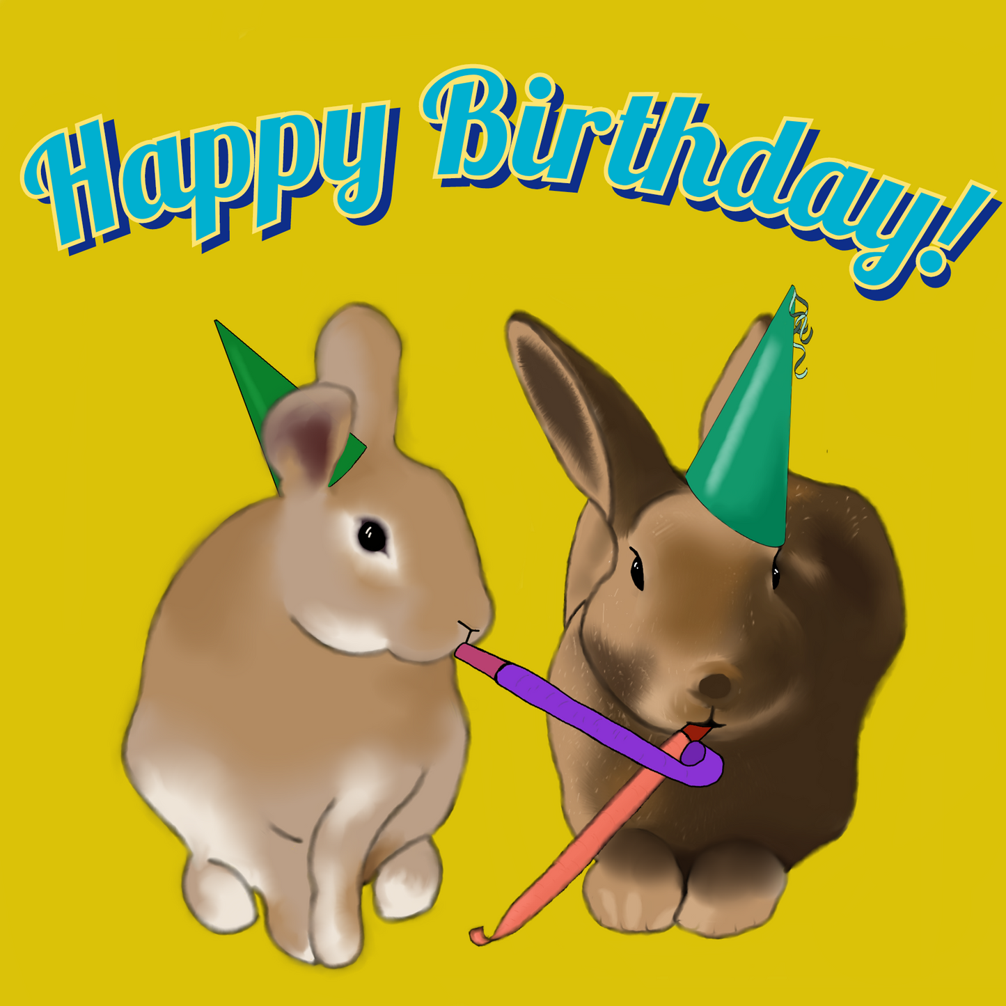 Bunny Birthday Cards