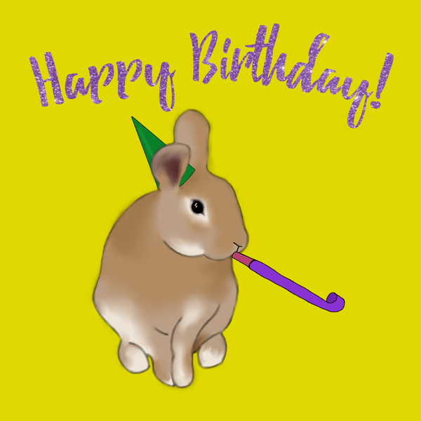 Bunny Birthday Cards