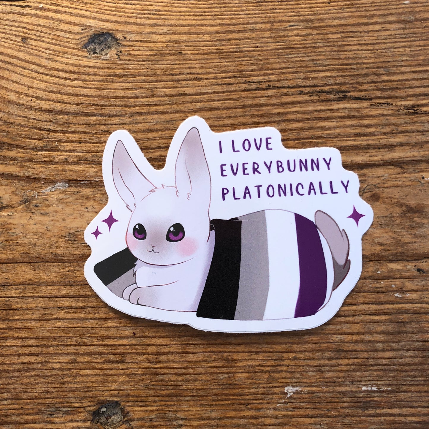 LGBTQ+ Pride Bunnies Stickers