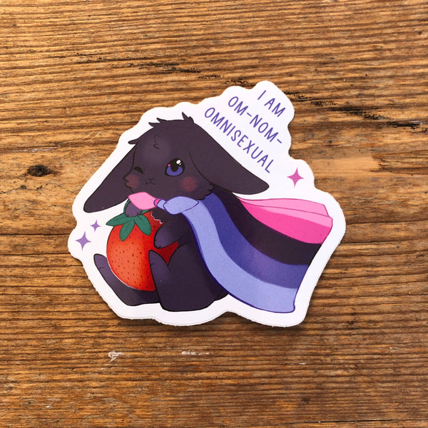 LGBTQ+ Pride Bunnies Stickers