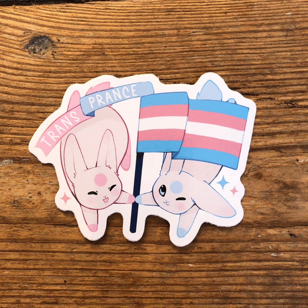 June Rabbit Pride LGBTQ+ Pride Bunnies Stickers