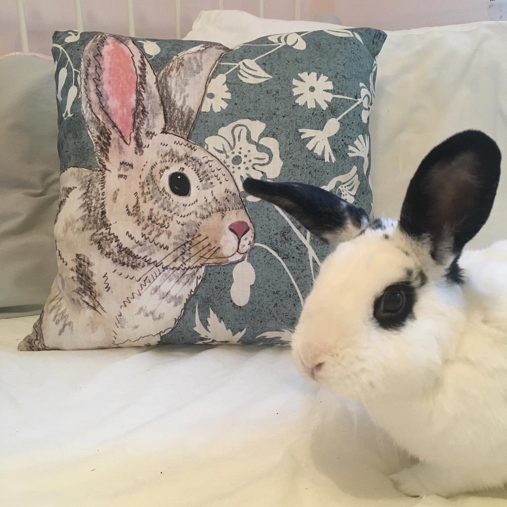 Wildwood Rabbit Cushion Cover