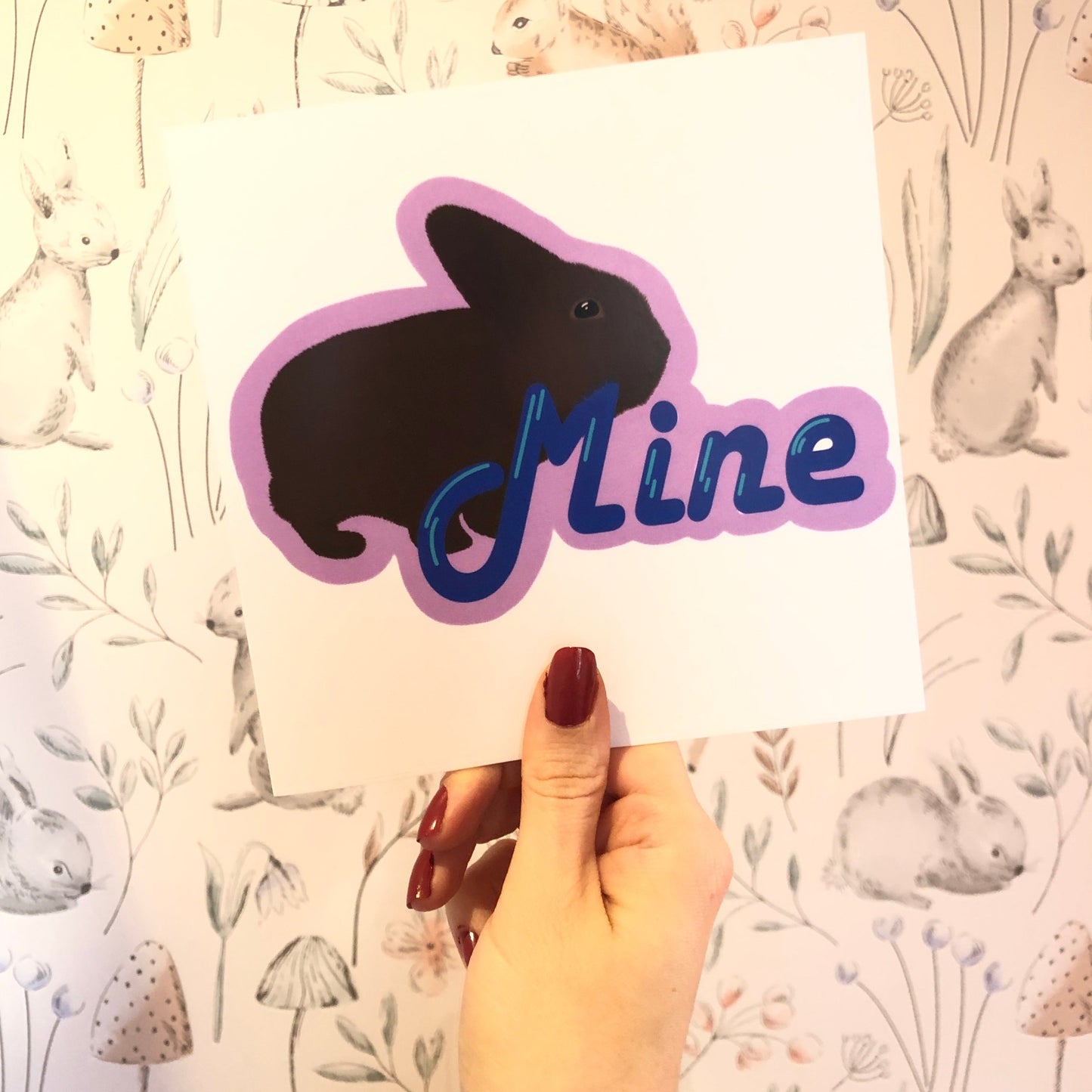 "Mine" Card