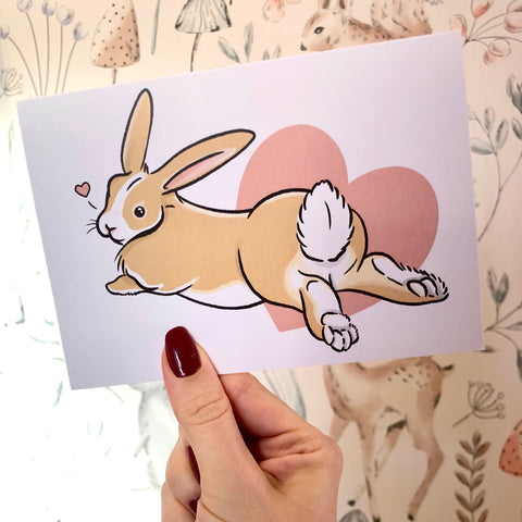 Love Bunny Greeting Card