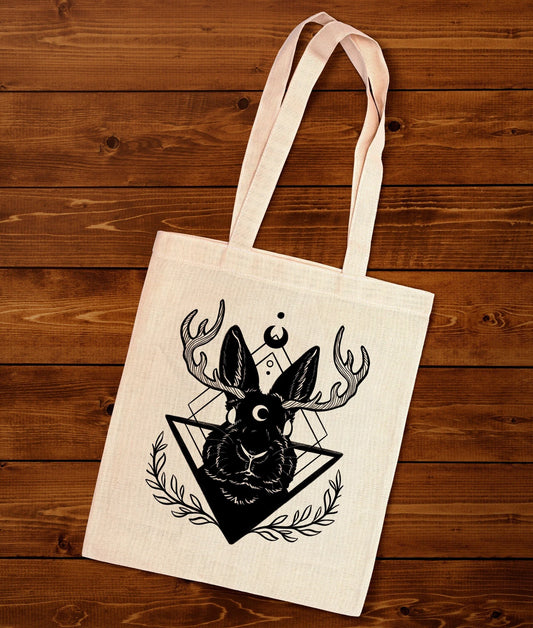 Jackalope Tote Bag