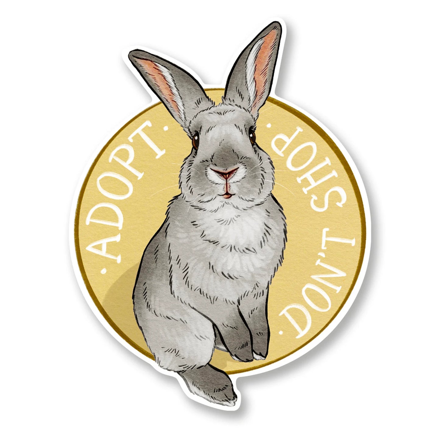 Adopt Don't Shop Vinyl Sticker