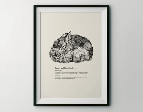 Bunny Loaf Art Print