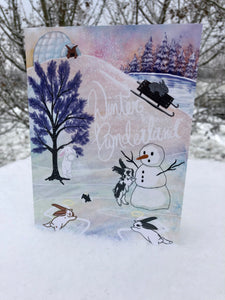 Winter Bunderland - Rabbit Retail Holiday Card