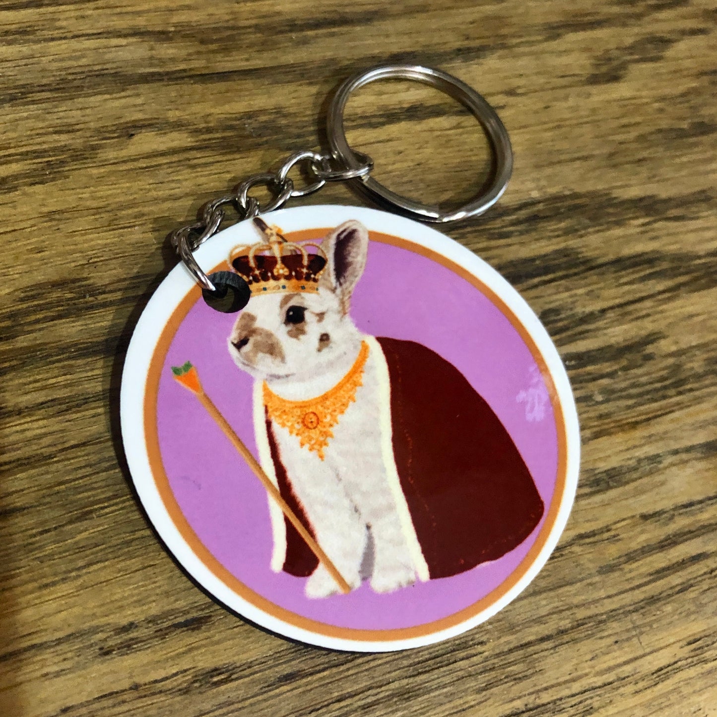 Royal Rabbit Keyring