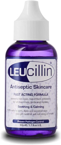 Leucillin Non Toxic Antiseptic Animal Skin Dropper 50ml