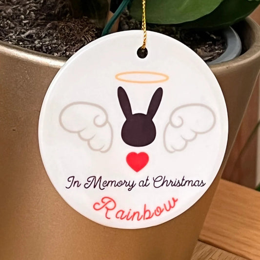 Bunny Memorial Decoration