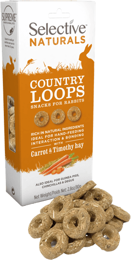 Selective Naturals Country Loops with Carrot and Timothy Hay