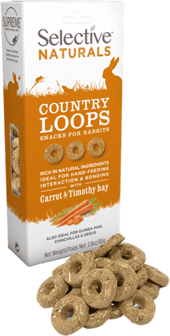 Selective Naturals Country Loops with Carrot and Timothy Hay