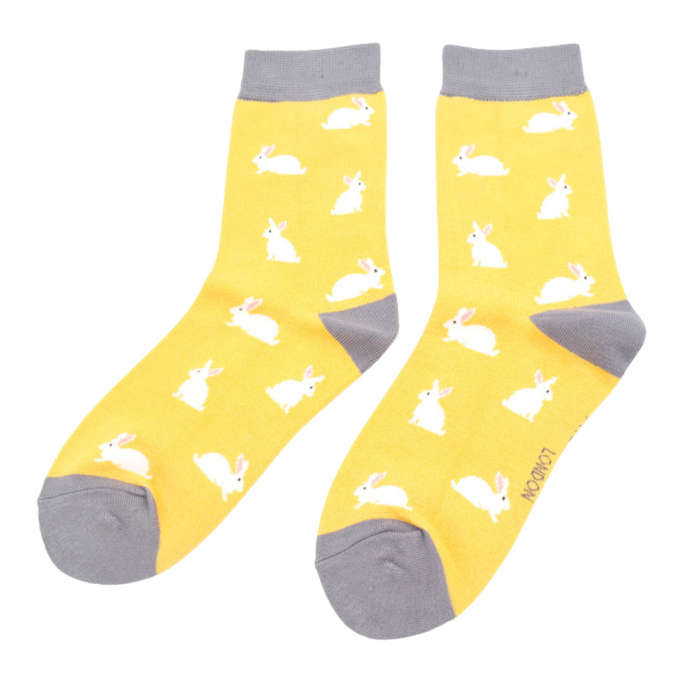 Bamboo Bunny Ankle Socks - Women's